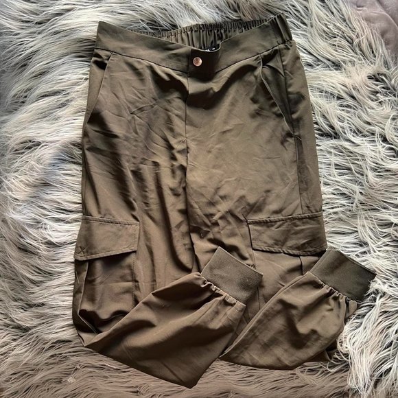 Zara Pants & Jumpsuits Zara Olive Green Cargo Pants Poshmark